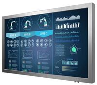 55" IP65 Stainless Chassis Display Asztali monitorok