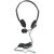 Stereo Headset, Silver, 2.0m 3.5 mm, 100 dB