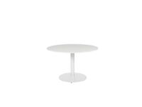 Linesto Ronde Vergadertafel, 120 cm, Wit