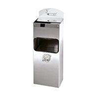 Combination wall ashtray with waste disposal