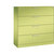 Armario para archivadores colgantes ASISTO, anchura 1200 mm, con 4 cajones, verde pistacho / verde pistacho.