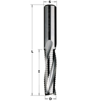 Vollhartmetall Schlosskastenfräser 14x50x110mm mit 3 positiv spiralgenuteten Schneiden und 60° Fase Linkslauf