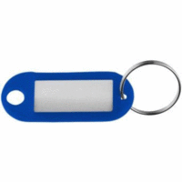 Schlüsselanhänger Kunststoff VE=10 Stück dunkelblau
