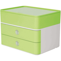 Schubladenbox Smart-Box Plus Allison 2 Schübe lime green/snow white