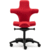 Bürodrehstuhl Picasso Kunststoff-Fußkreuz rot