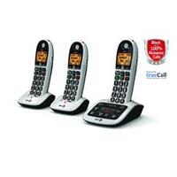 4600 Advanced Nuisance Call Blocker Trio - Cordless phone - answering system with caller ID - DECT\\GAP - 3-way call capability + 2 additional handsets