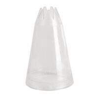 Savoy Piping Tube Tip Nozzle Made of Polycarbonate - Star Shape - 12mm / 1.2cm