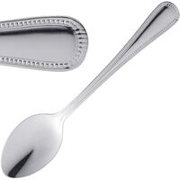 Amefa Bead Dessert Spoon Made of Stainless Steel Dishwasher Safe Pack of 12