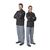 Whites Unisex Vegas Chef Jacket in Black - Polycotton with Long Sleeves - M