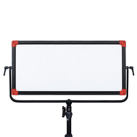 SWIT ELECTRONICS PL-E90D - Tragbare Bi-Color SMD LED Panel Leuchte mit DMX-Steuerung (90 Watt | 2.200 Lux | 2.700 - 6.500 K | CRI 98 | incl. Tasche) - in schwarz