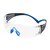3M™ SecureFit™ 400 Schutzbrille, blau/graue Bügel, Scotchgard™ Anti-Fog-/Antikratz-Beschichtung (K&N), transparente Scheibe, SF401SGAF-BLU-EU