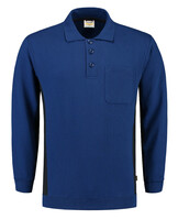 Tricorp polosweater Bi-Color - Workwear - 302001 - koningsblauw/marine blauw - maat XXL