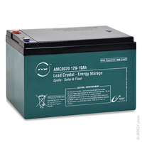 Batterie(s) Batterie lead crystal 6-CNFJ-10 12V 10Ah M5-F