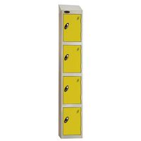 Probe coloured door premium sloping top lockers