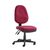 Twin lever operator office chair, without arms, red
