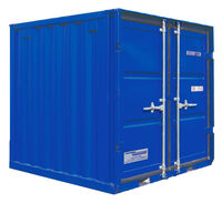 Lagercontainer LC 6', Enzianblau
