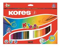 Kores Triangular színes ceruza készlet 36 különböző szín (93336)