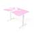 Arozzi Arena Fratello gamer asztal fehér-rózsaszín (ARENA-FRATELLO-WHITE-PINK)