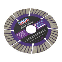 Sealey WDMP115 Cutting Disc Multipurpose Dry/Wet Use Ø115mm