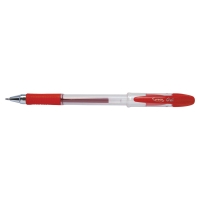 Lyreco Premium zseles toll, nem nyomógombos, 0,7 mm, piros