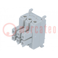 Connector: rectangular; module; VARIOCON; female; PIN: 6; 250V; 10A