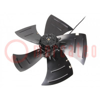 Fan: AC; axial; 230VAC; Ø392x117mm; 4235m3/h; ball bearing; 1430rpm