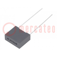 Capacitor: polyester; 47nF; 220VAC; 630VDC; 10mm; ±10%; 13x5x11mm