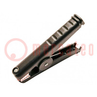 Crocodile clip; 300A; Grip capac: max.41mm; Overall len: 165mm