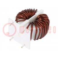 Inductor: wire; THT; 1mH; 12mΩ; 250VAC; -25÷120°C; SC; 15A