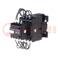 Contactor: 3-pole; for DIN rail mounting; Uoper: 240VAC,440VAC