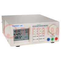 Power supply: programmable laboratory; Ch: 1; 1÷40VDC; 0÷5A; 200W