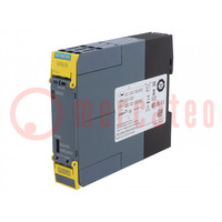 Module: safety relay; 3SK1; 24VDC; for DIN rail mounting; IP20
