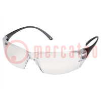 Veiligheidsbril; Lens: transparant; Klasse: 1; MILO