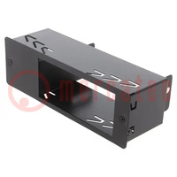 Mounting half frame for CB radio; MIDLAND; with hole offset