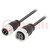 Cable: for sensors/automation; 7/8",both sides; 1m; male; female