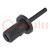 Knob; shaft knob; black; 12/13mm; for mounting potentiometers