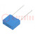 Capacitor: polyester; 220nF; 160VAC; 250VDC; 10mm; ±10%; 13x11x5mm