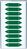 Rohrmarkierpfeile - Grün, 16 x 75 mm, Folie, Selbstklebend, Rohrkennzeichnung