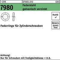 Federring DIN 7980 f.Zylinderschrauben 1