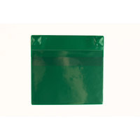 Magnettaschen aus Kunststofffolie, Regenschutzklappe, 22,5x22,0cm Version: 3 - grün
