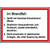 Anweisung Wandhydranten Brandschutzschild gem. DIN 14461 Ausf. 2, 29,70x21cm DIN 14461 Ausführung 2