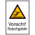 Warn-Kombischild,Alu,Vorsicht! Rutschgefahr,13,1 x 18,5 cm DIN EN ISO 7010 W011 + Zusatztext ASR A1.3 W011 + Zusatztext