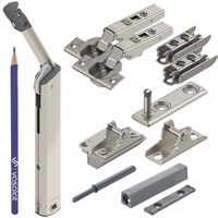 Produktbild zu Blum Aventos HK-XS 20K1101T Kraftspeicher Set Klappenbeschlag TipOn & Scharnier