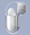 Hülle für AirPods Pro 2 / AirPods Pro Hard Hard Kopfhörerabdeckung Transparent (Case A)