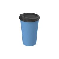 Artikelbild Kaffeebecher "ToGo", 0,3 l, behagliches blau/schwarz