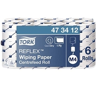 SCA TORK 473412 REFLEX PAPIER MULTIFONCTION LAVETTE (LOT DE 6)