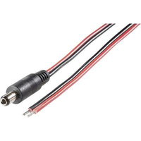 TRU COMPONENTS - CABLE DE CONEXIÓN DE BAJA TENSIÓN (CONECTORES DE BAJA TENSIÓN, 5,5 MM, 2,5 MM, 2 M, 1 UNIDAD)