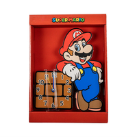 SUPER MARIO - MARIO & BRICK - HORLOGE MURALE MÉTAL PEERSHARDY GSM3053