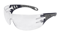 Eagle EVOTGR Gafas de seguridad transparentes con patillas grises EVO