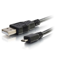 C2G 2.0m USB 2.0 USB cable 2 m USB A Micro-USB B Black